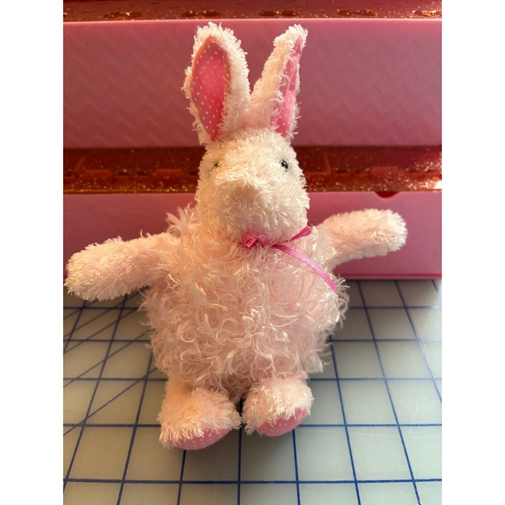 DOUGLAS Raspberry Pink Puff Bunny - Picture 1 of 3